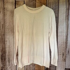 Lululemon Sincerely Yours Sweater Light Pink Yoga‎ Cozy Lightweight Knit Size 10